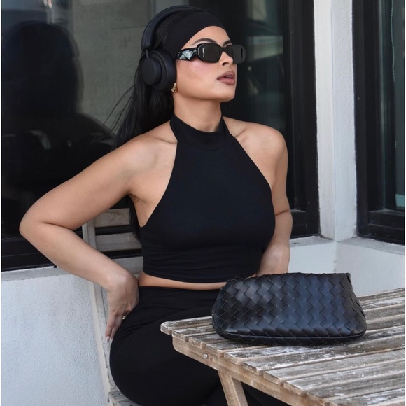 Authentic- New- PRADA Sunglasses SPR 17W Black - Picture 8 of 15